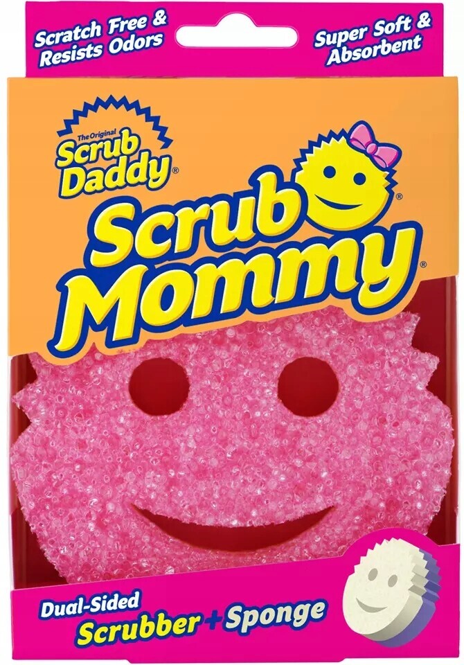 4X Scrub Daddy Magická Houbička Scrub Mommy 1 Ks