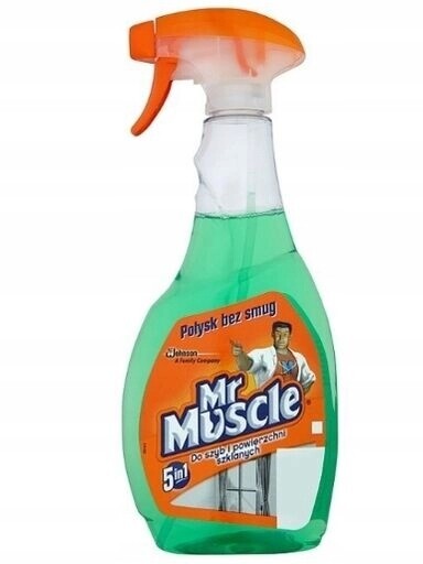 3X Mr Muscle, Tekutý přípravek na sklo a jiné povrchy, zelený, 500 ml