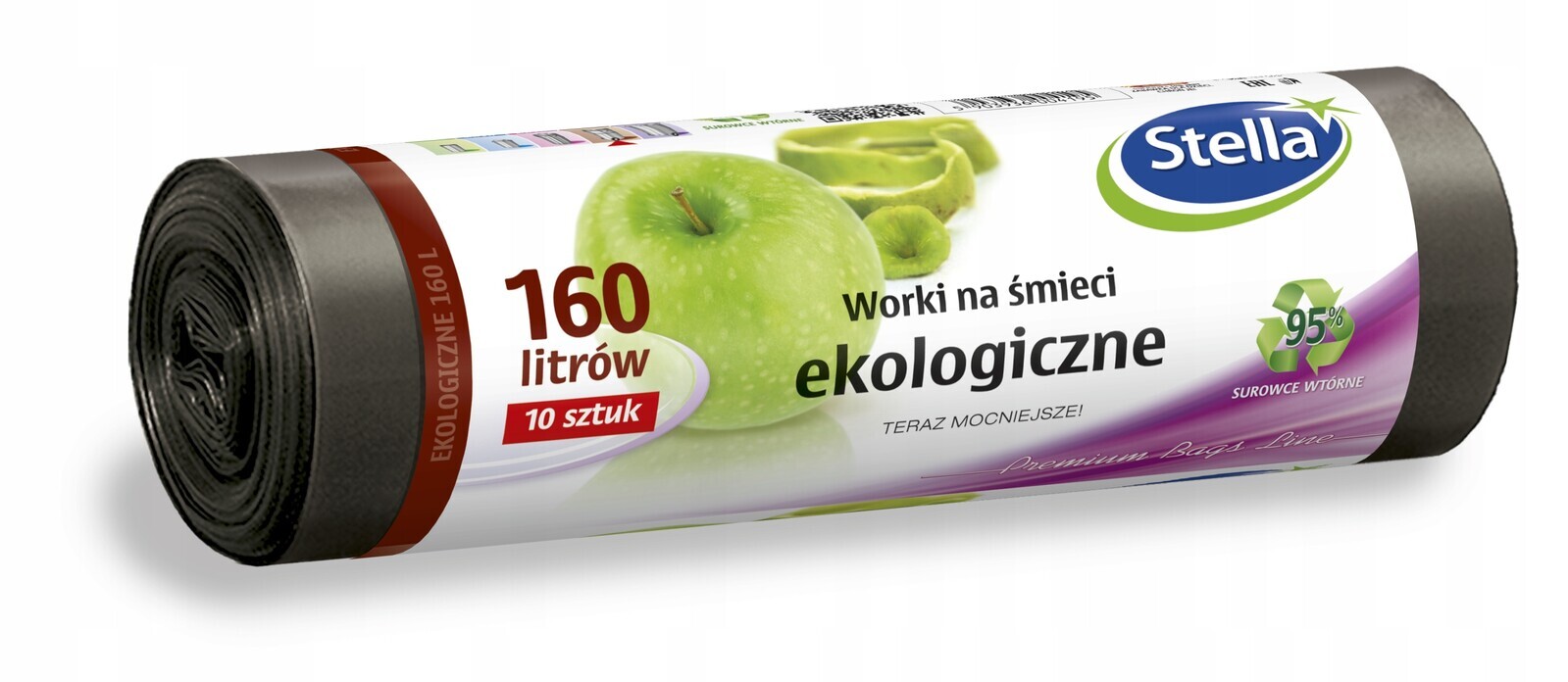 3X Stella Pytle na odpadky ekologické 160L 10 ks