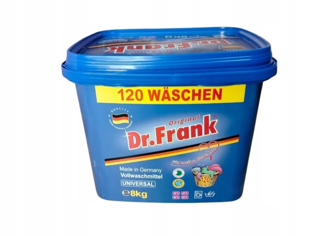 Dr Frank Prášek Pro Ruční Praní A Praní V Pračce Univerzální 8 Kg Na 120 Praní