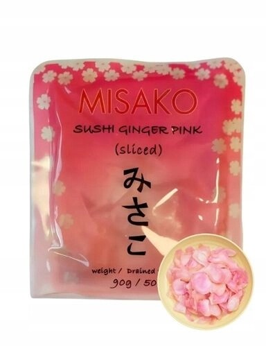 10 x Zázvor marinovaný růžový na sushi piklovaný v plátcích gingerpickled 90 g