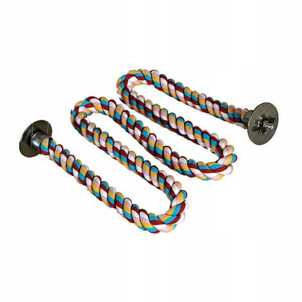 Zig Zag II – elastická spirála z bavlny 1,5 m pro středně velké papoušky