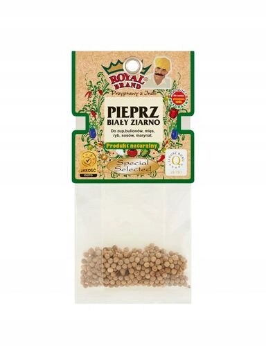 10 x Royal Brand pepř bílý Zrno 10 G Dobré