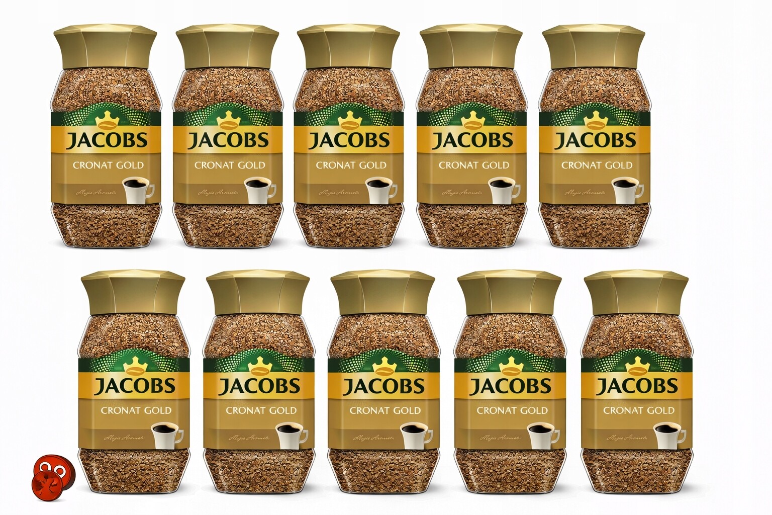 Káva Jacobs Cronat Gold 10x100 g