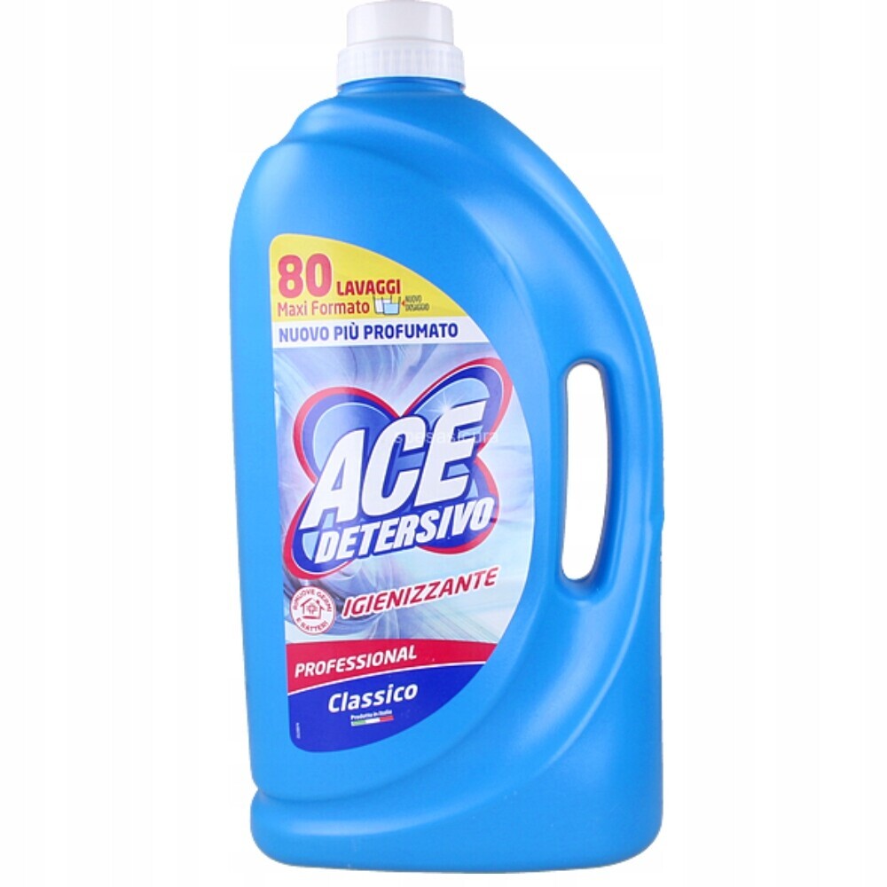 Italský tekutý přípravek Ace Professional Hygiena 4L 80 Praní