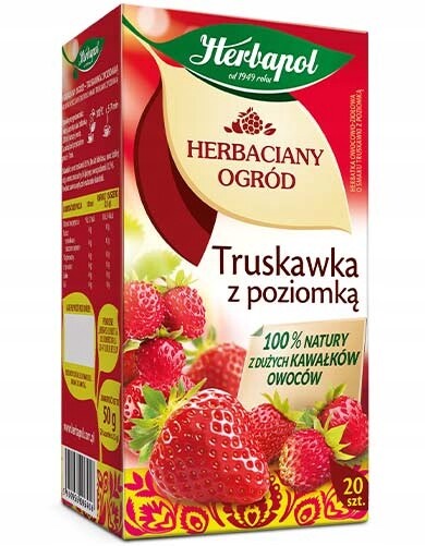 8 x Herbapol Ovocno-bylinný čaj Jahoda s jahodou