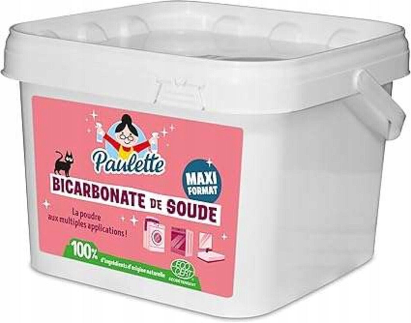 Prášek Paulette Bicarbonate de Soude 4 kg ekologický neutralizuje pachy
