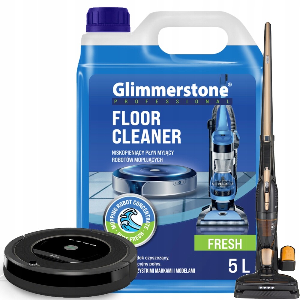 Univerzální kapalina pro mopovací robotické vysavače bez šmouh