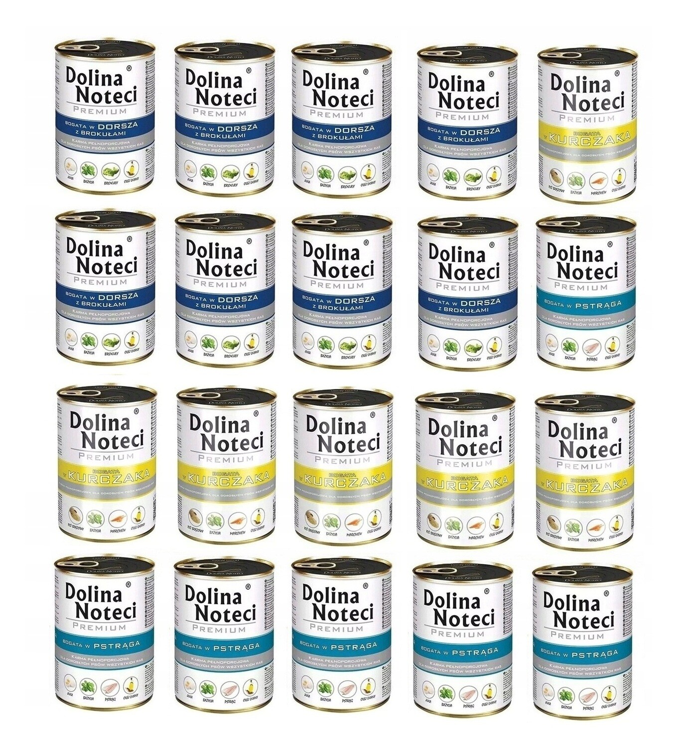 Dolina Noteci Premium MIX Chutí krmivo pro psa 20 x 800 g