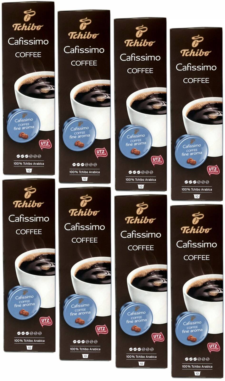 80 kapslí Tchibo Cafissimo Coffee Fine Aroma