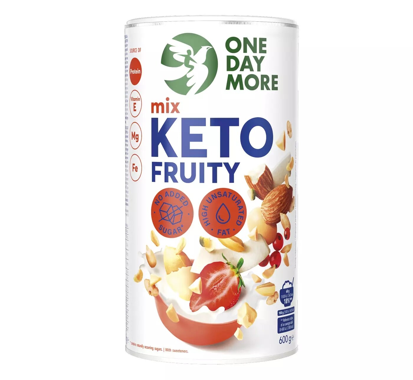 2x OneDayMore směs Keto s ovocem 600 g