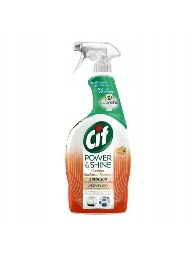 3X Cif Power&Shine sprej na čištění kuchyně 750 ml