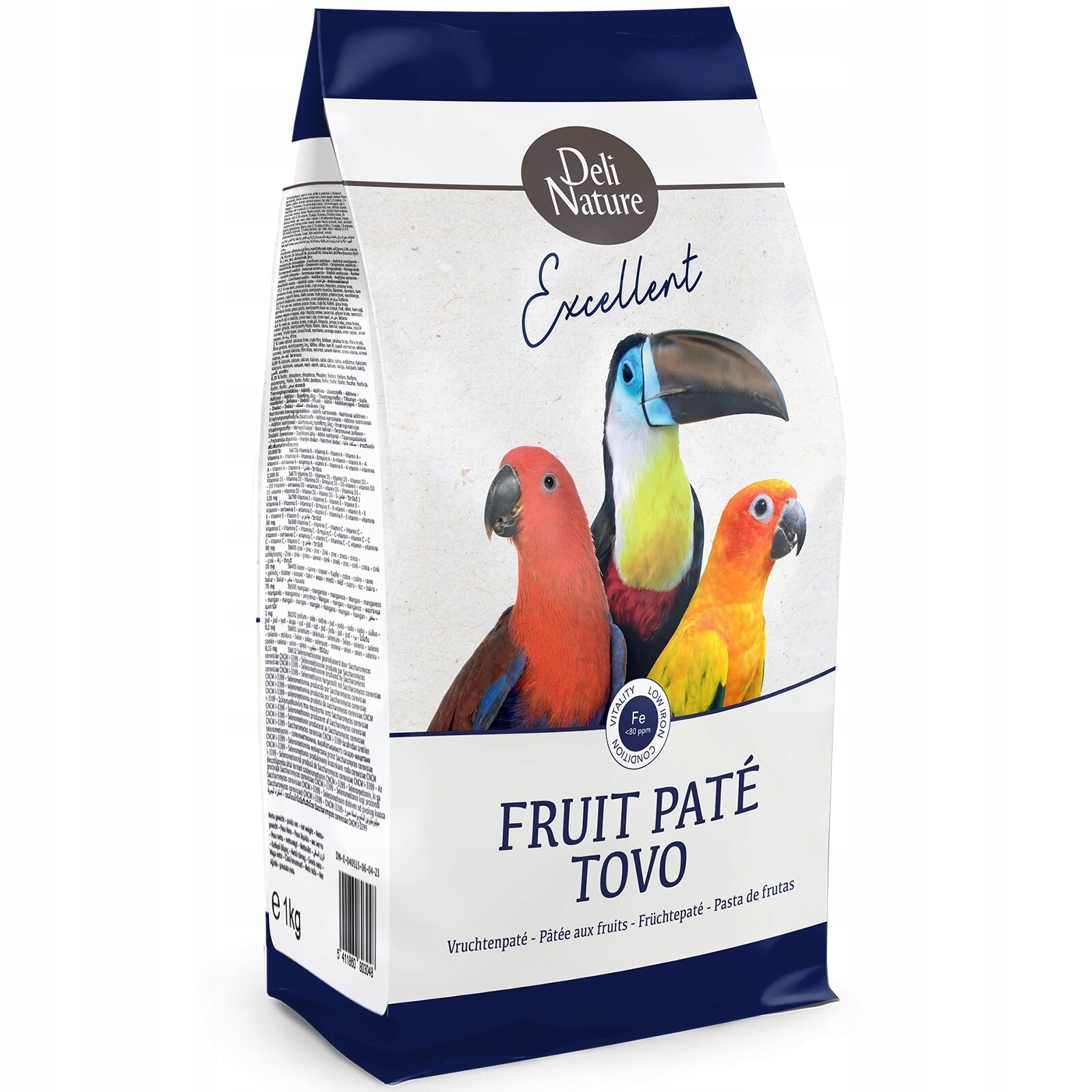 Krmivo S Ovocem Pro Okrasné Ptáky Vitamíny Měkké 750 G