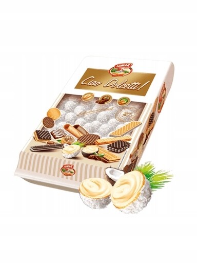 2x Lumar Lumaraki Kokosové 800G jemné oplatky se sametovou náplní