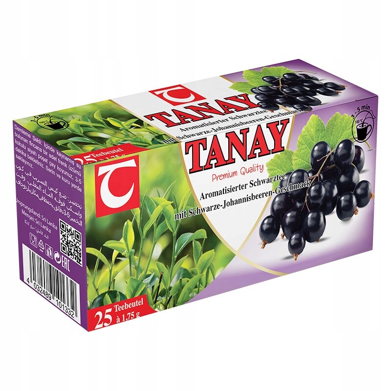 7 x Čaj rybízový čaj 25 sáčků Tanay
