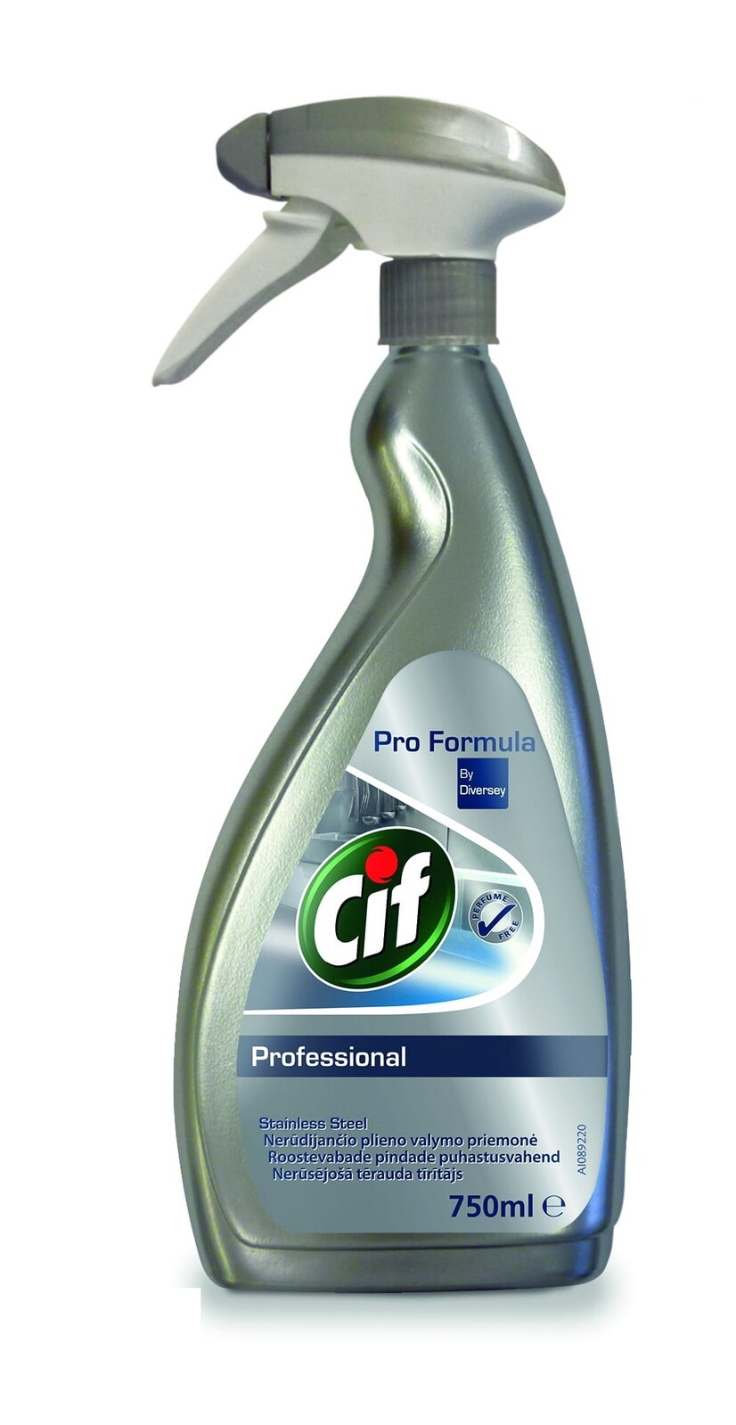 3X Cif Stainles Steel sprej z nerezové oceli 750 ml