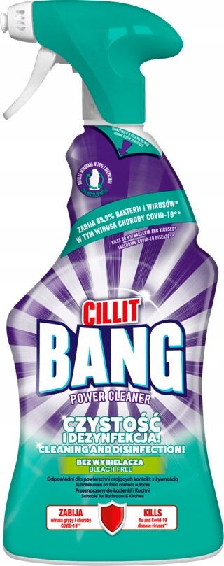 3X Cillit Bang Sprej na čistotu a dezinfekci 750 ml