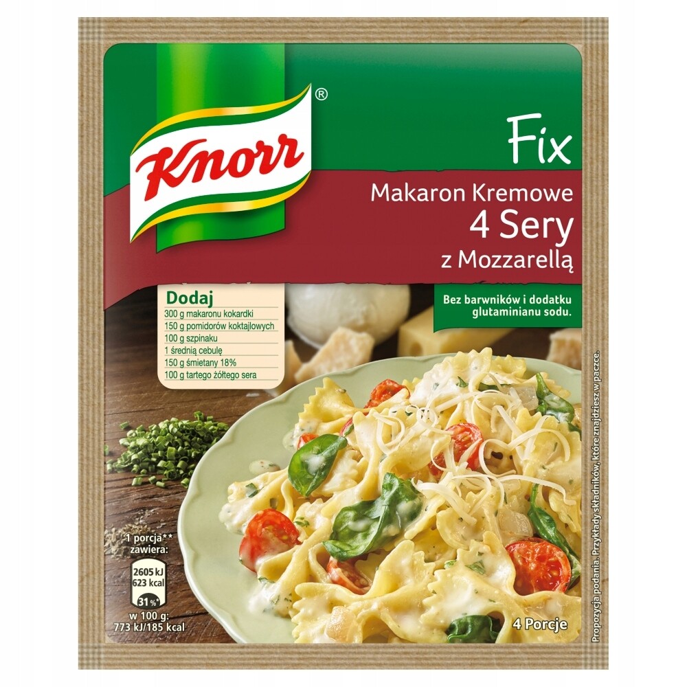 10 x Knorr Fix Knorr Těstoviny 4 Sýry 48G