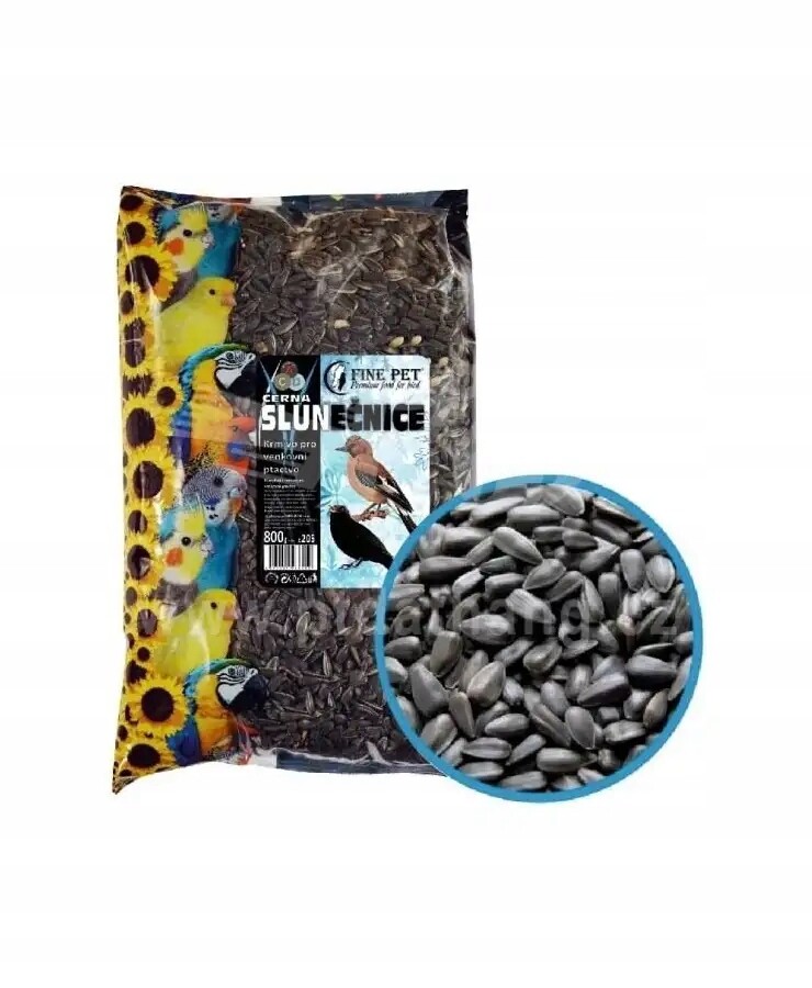 Fine Pet Slunečnice černá 800g