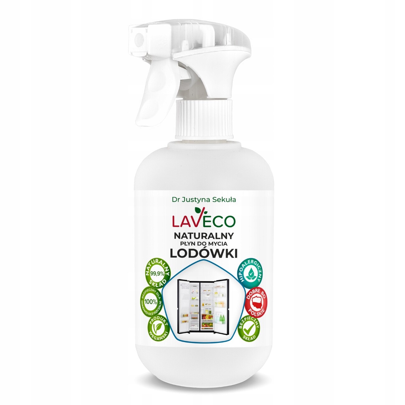 3X Přírodní mycí prostředek na ledničku