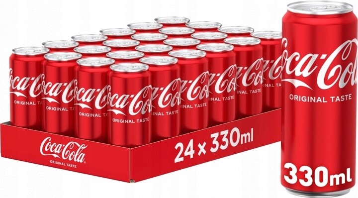 Coca Cola Original plechovka 330 ml 24 ks