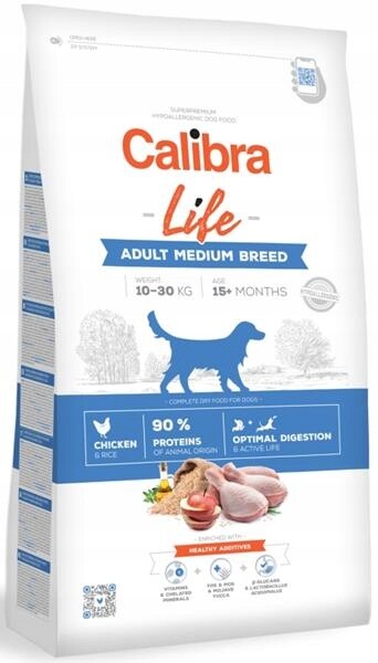 Calibra Dog Life Adult Medium Breed Chicken 2,5 kg