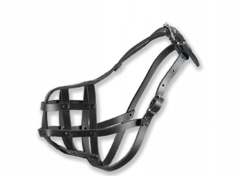 Dino kožený náhubek 17 nýtovaný 60017