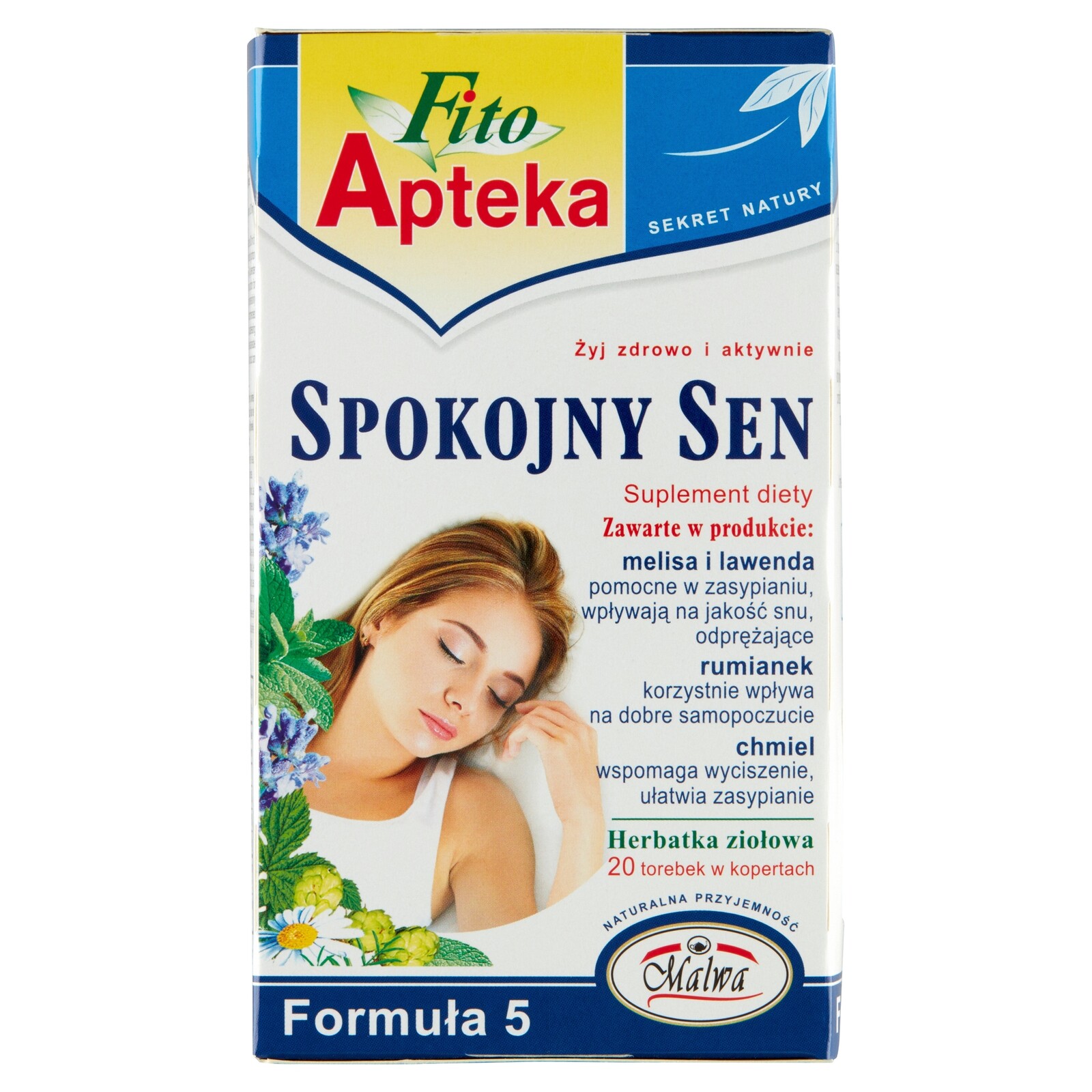 7x Malwa F5 Klidný spánek, čaj 20 x 2 g