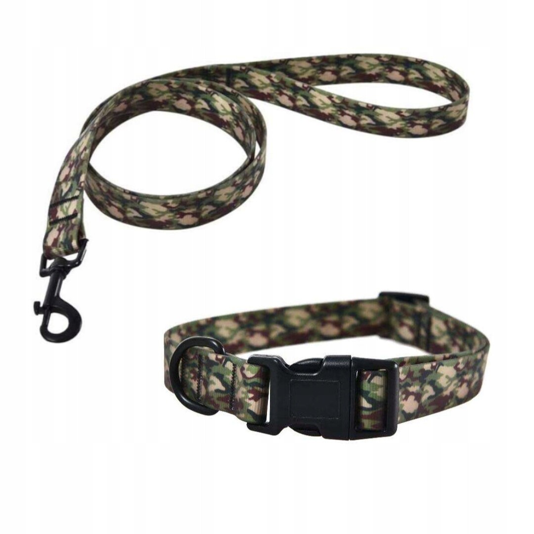 Barry King Obojek 2,5 x 45-70 cm Vodítko 2,5 x 120 cm Maskáčový Vodotěsný