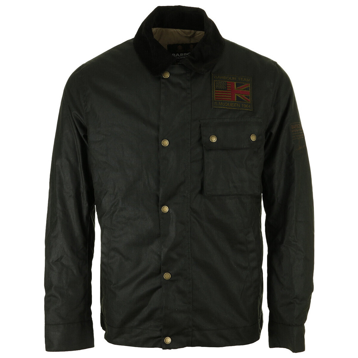 Barbour  Steve Mcqueen Workers Wax Jacket  Zelená