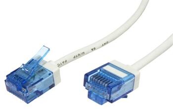 UTP patchkabel kat. 6a, ultraflex, tenký, LSOH, 7,5m, šedý