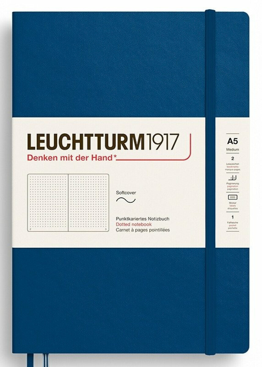 Zápisník Indigo Softcover Medium (A5) tečkovaný - -