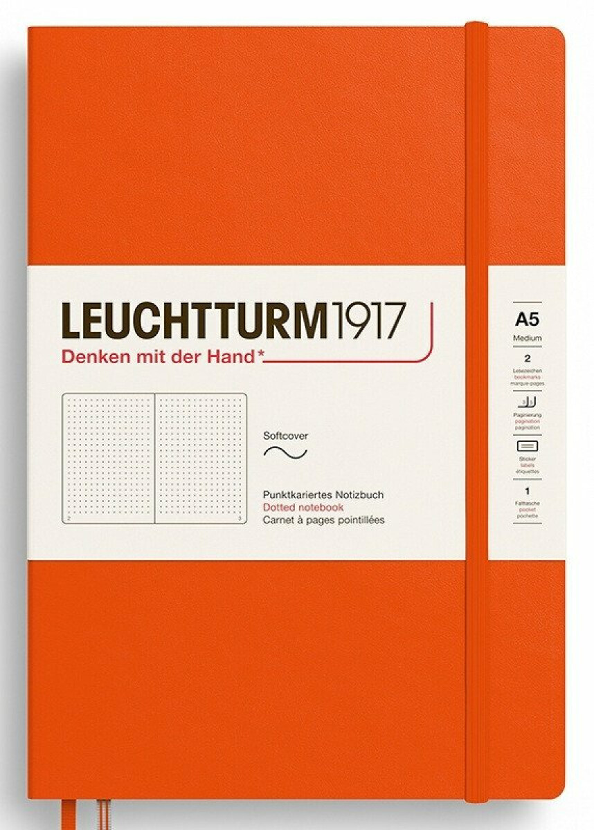 Zápisník Pumpkin Softcover Medium (A5) tečkovaný - -