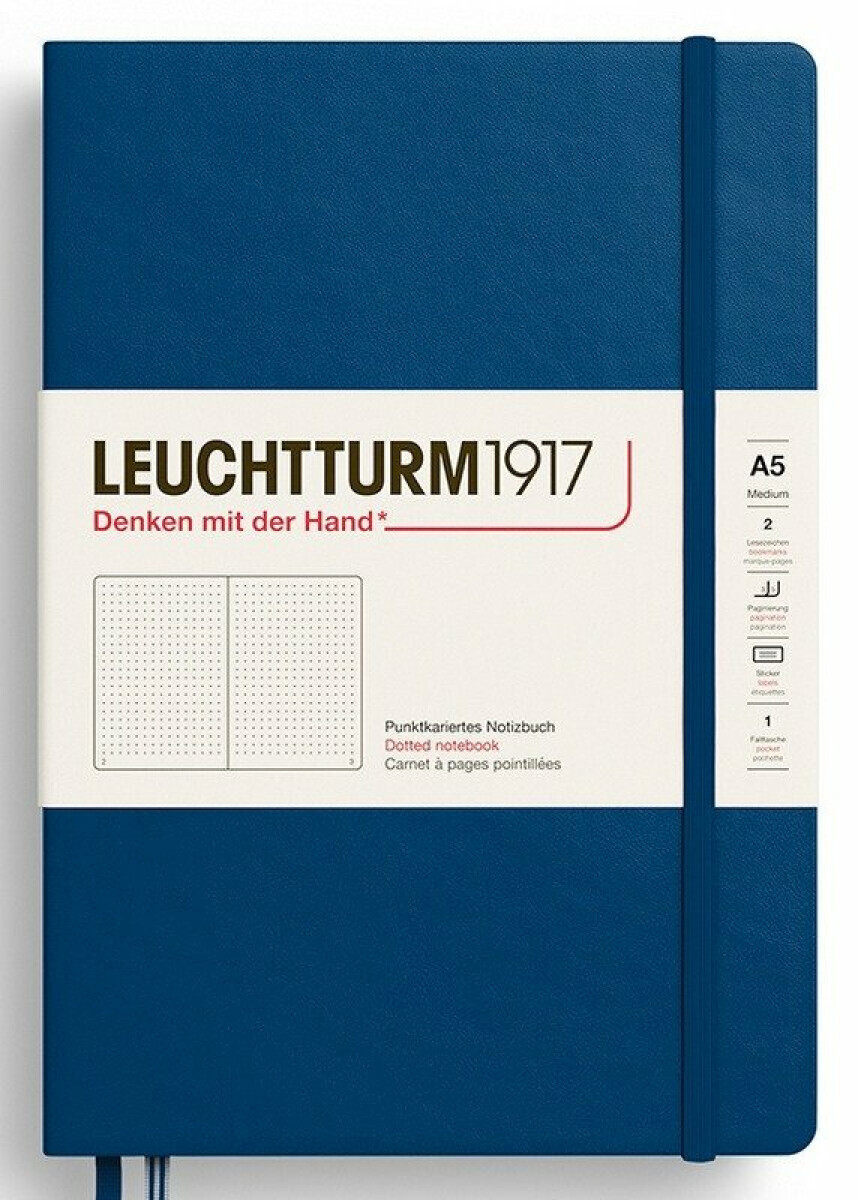 Zápisník Indigo Hardcover Medium (A5) tečkovaný - -