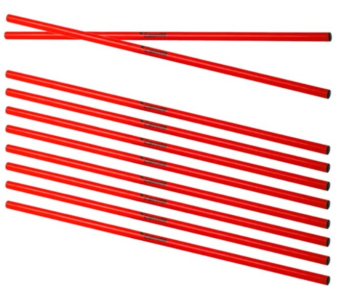 Tréninková překážka Cawila Cawila Stangen M 10er Set d25mm 100cm Rot