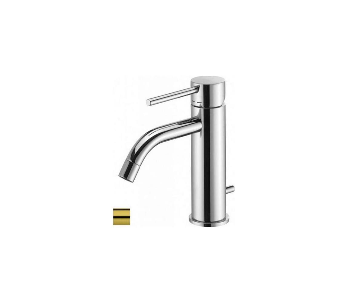 Paffoni - Umyvadlová baterie + výpusť LIGHT zlatá LIG075HG