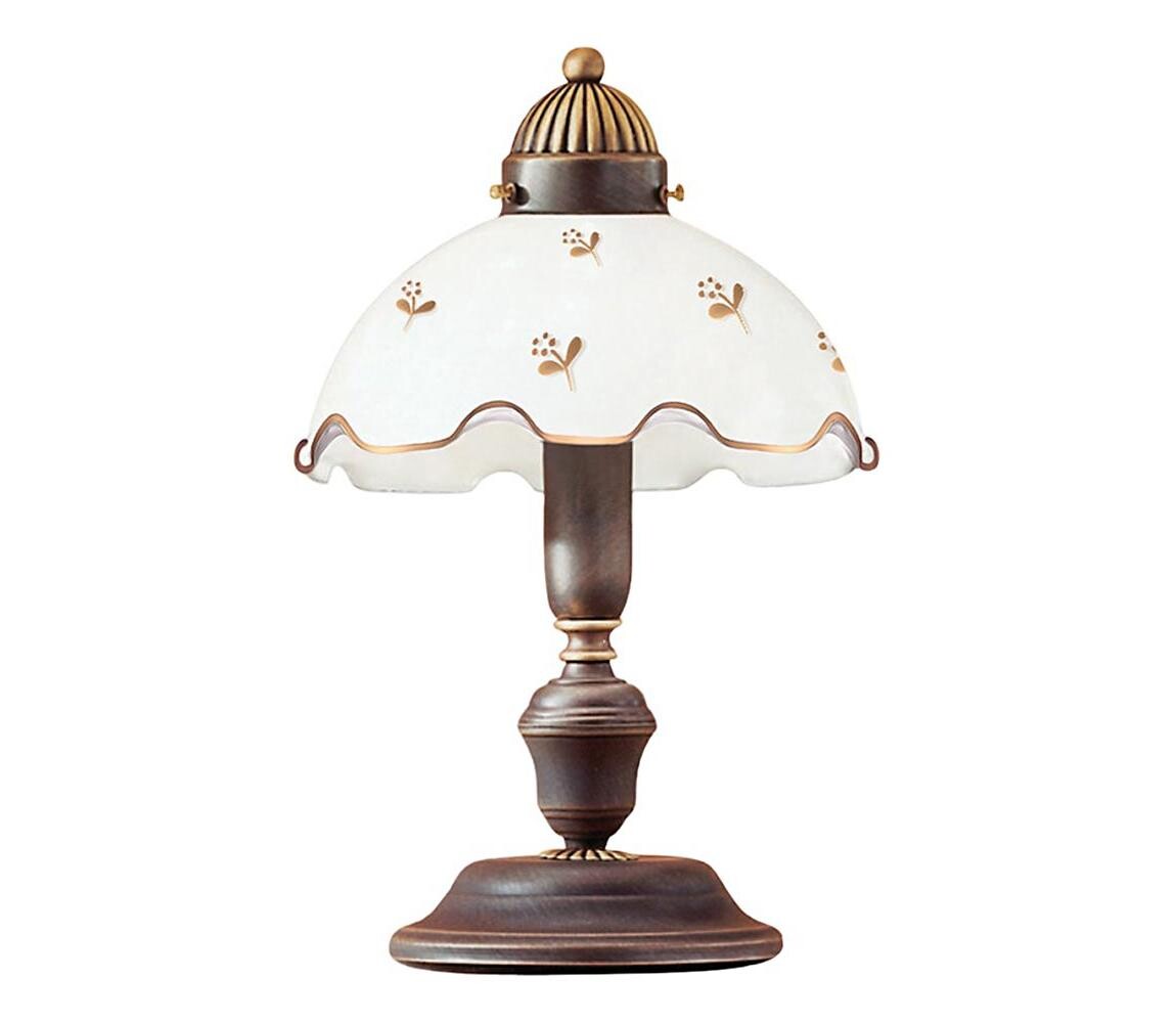 Kolarz 731.73.160 - Stolní lampa NONNA 1xE14/60W/230V květiny rose gold 731.73.160