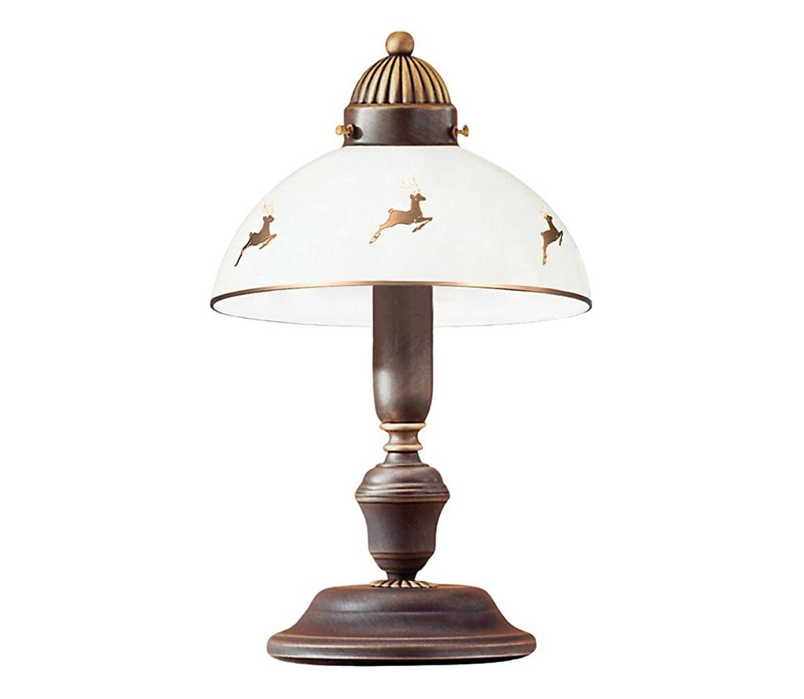 Kolarz 731.73.150 - Stolní lampa NONNA 1xE14/60W/230V jeleni rose gold 731.73.150