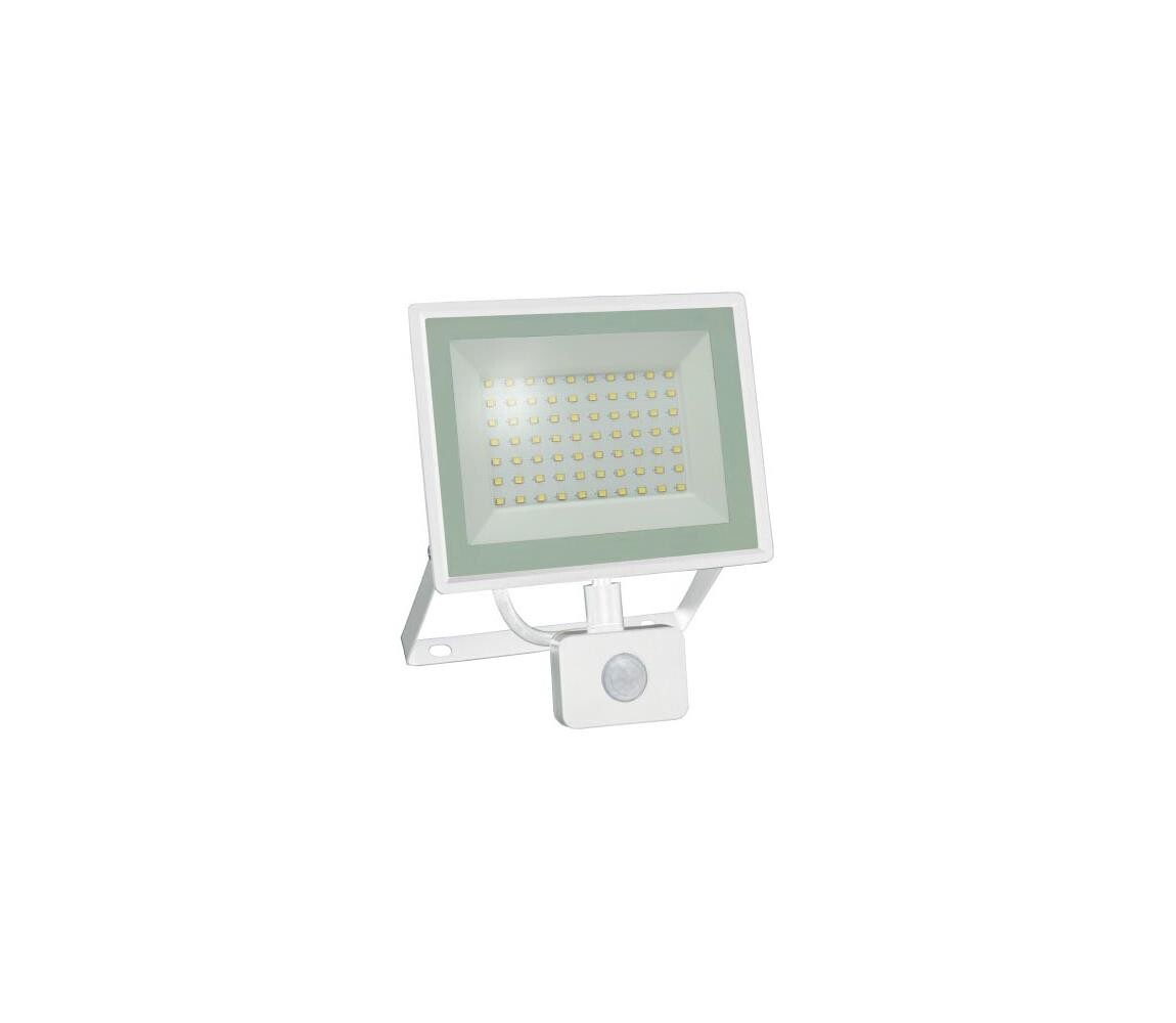 LED Reflektor se senzorem pohybu NOCTIS LUX 3 LED/50W/230V 4000K IP44 bílá 029055NW_CZUJNIK_PW