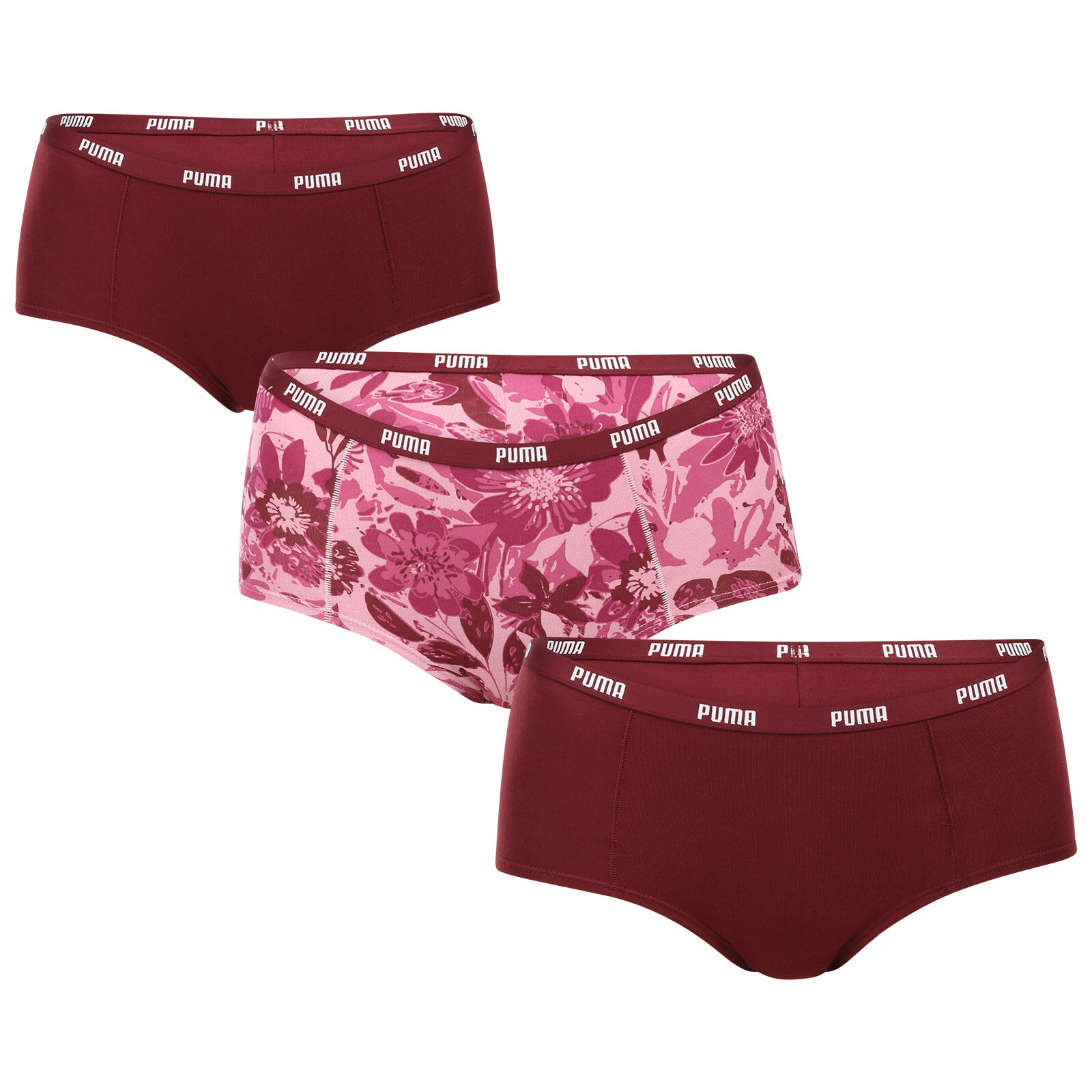 3PACK dámské kalhotky Puma vícebarevné (701234182 001) L