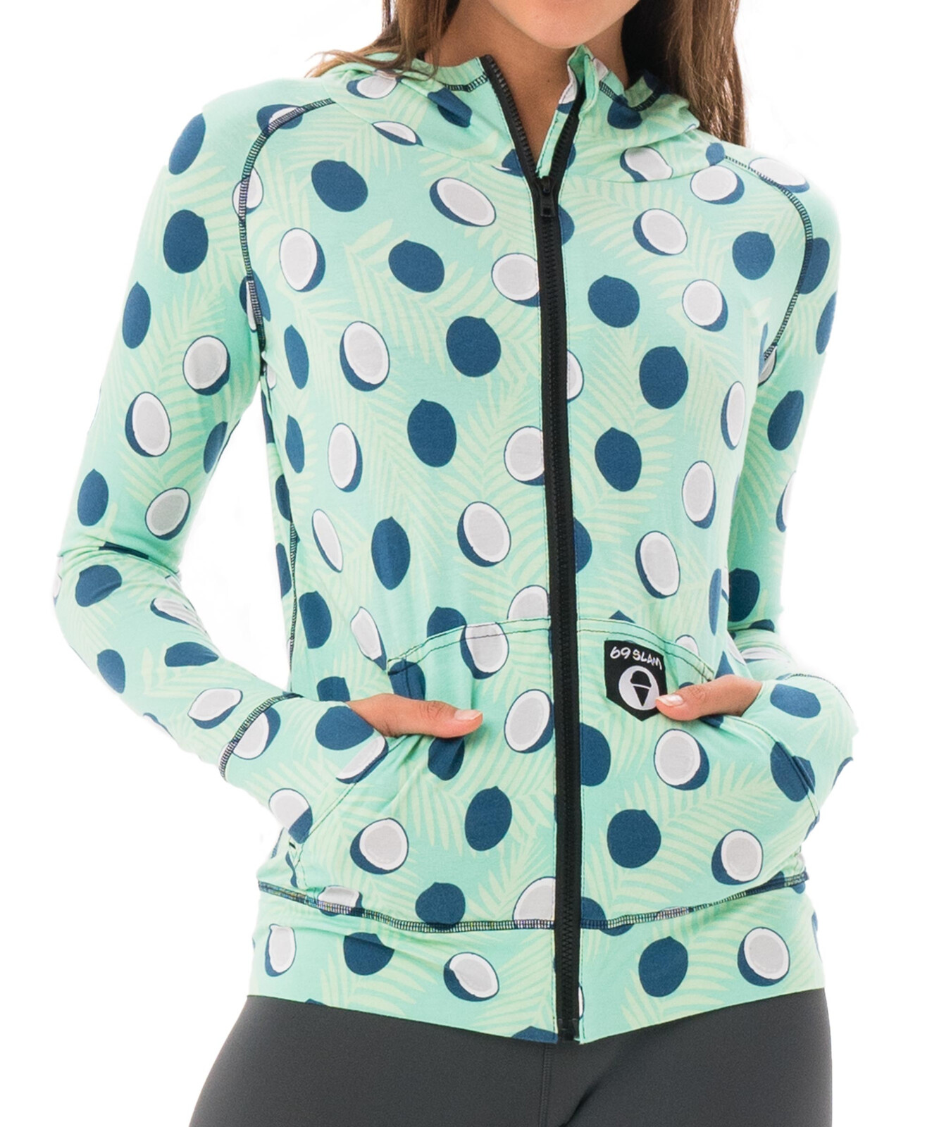 Dámská mikina 69SLAM COCO BLUE BAMBOO (GRBCOB-BB) L