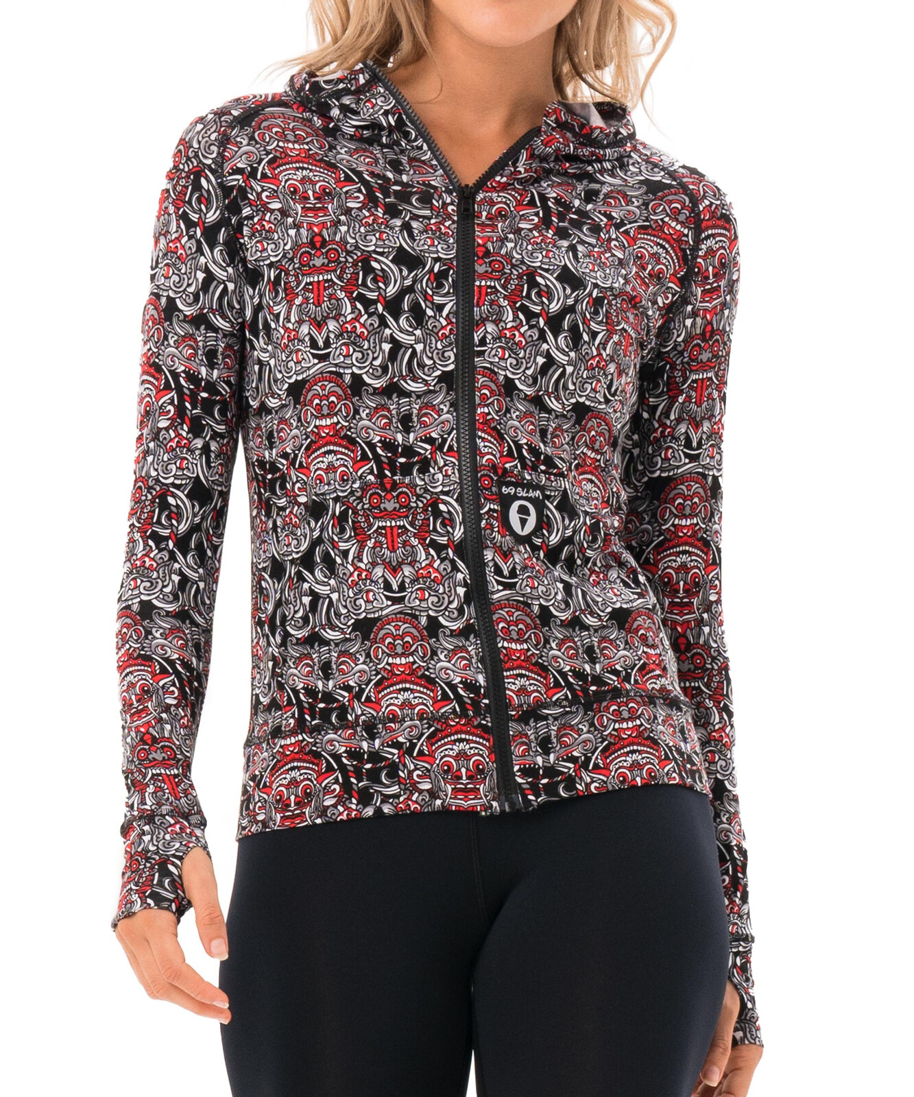 Dámská mikina 69SLAM TOTEM MASK BAMBOO (GRBTMS-BB) L