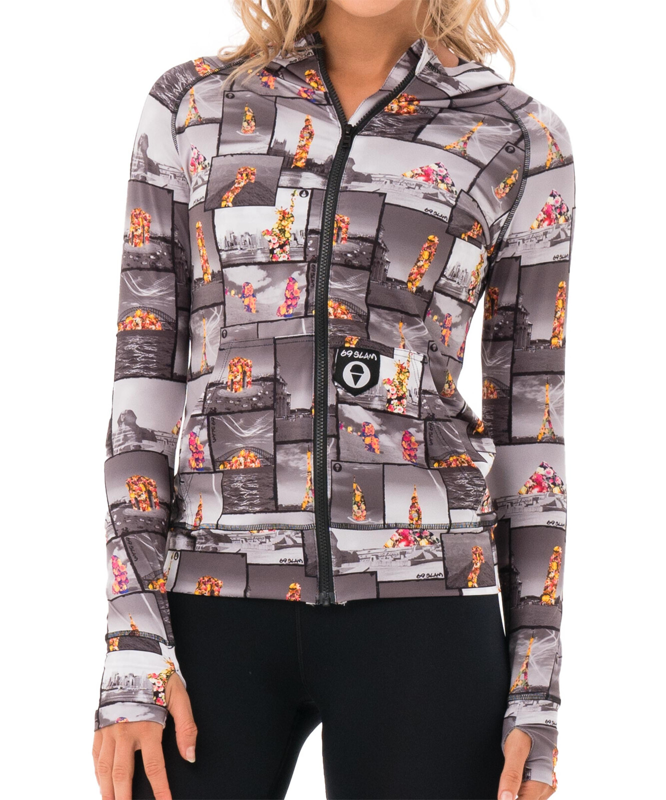 Dámská mikina 69SLAM AROUND THE WORLD (GRHADD-PO) S