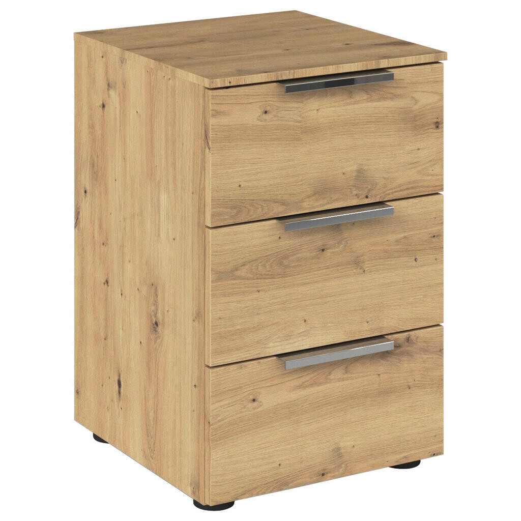 Rauch Möbel NOČNÍ STOLEK, barvy chromu, dub artisan, 40/61/42 cm