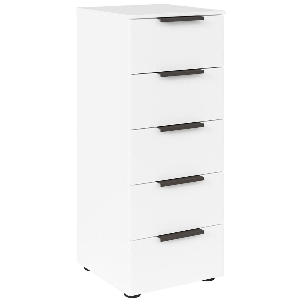 Rauch Möbel KOMODA, barvy grafitu, bílá, 40/100/42 cm