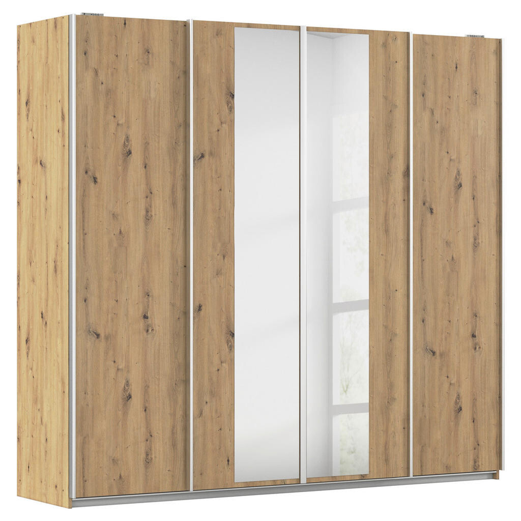 Rauch Möbel SKŘÍŇ S POSOUVACÍMI DVEŘMI, čiré, dub artisan, 226/211/62 cm