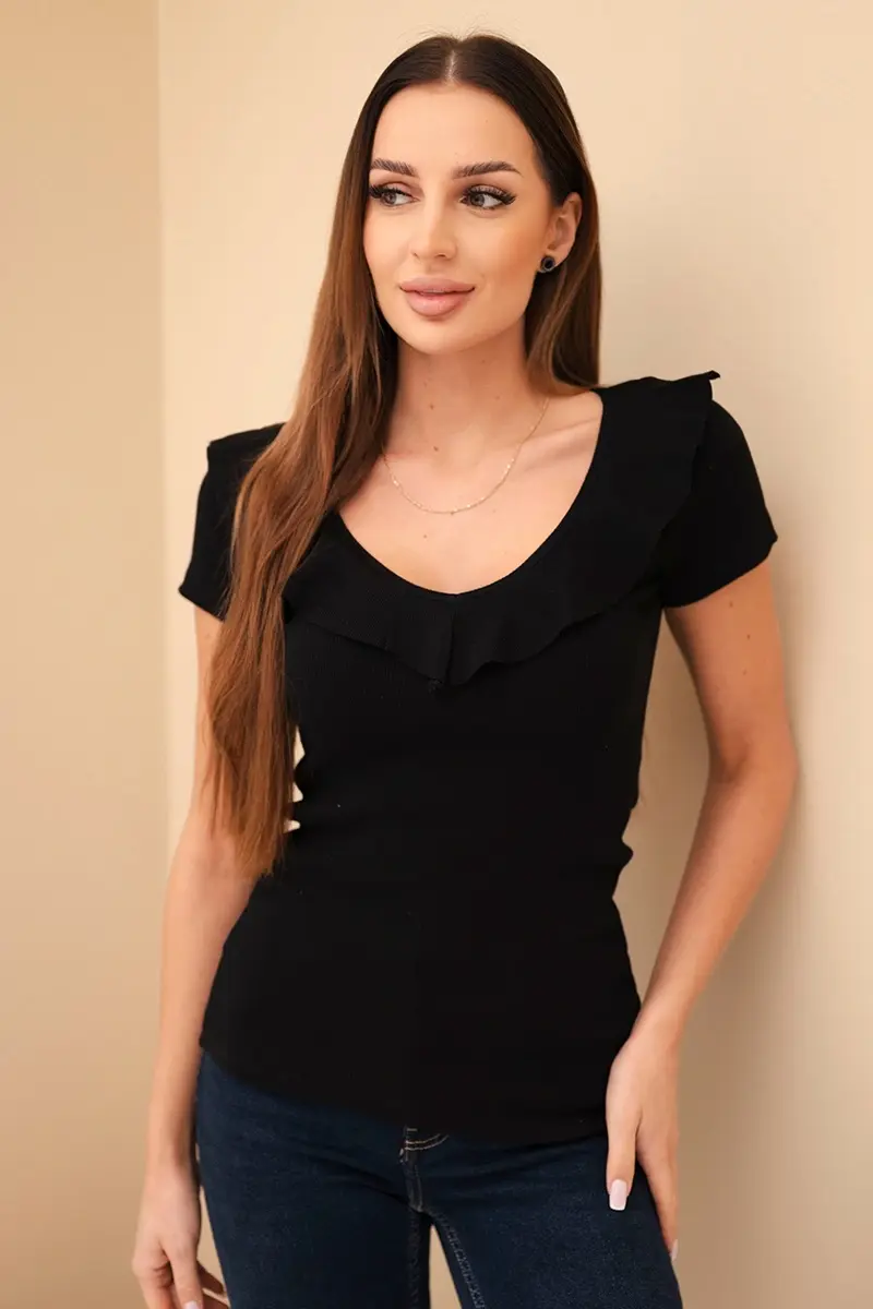 Dámská halenka s volánkem