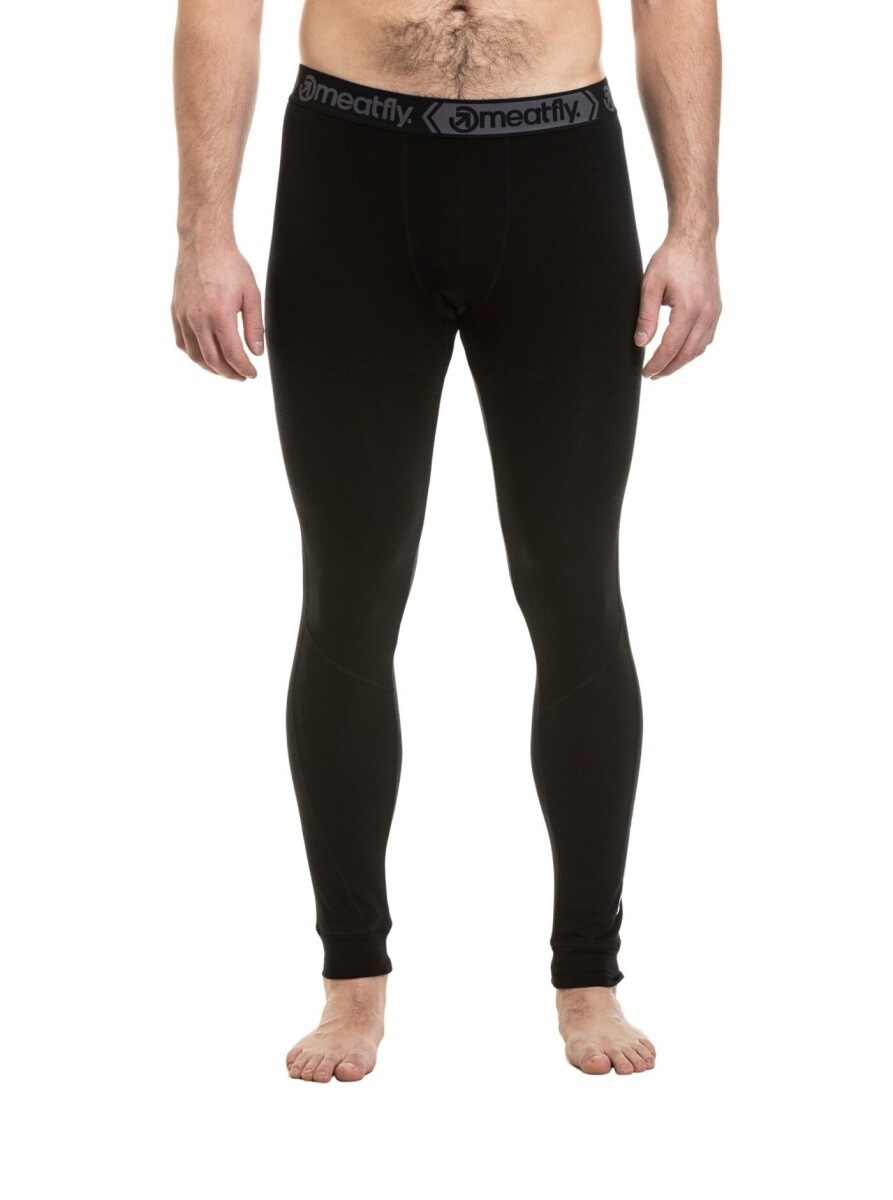 Pánské merino kalhoty meatfly lucas černá s