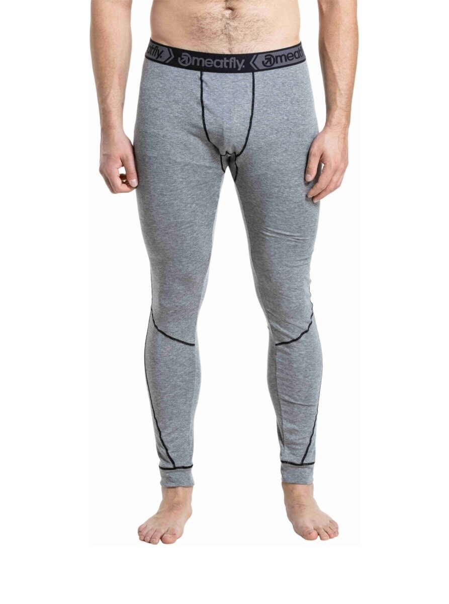 Pánské merino kalhoty meatfly lucas šedá s