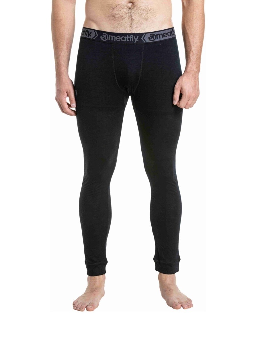 Pánské merino kalhoty meatfly nicolas černá s